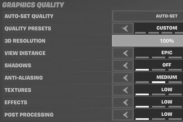 Keys FORTNITE SETTINGS & KEYBINDS photo 2