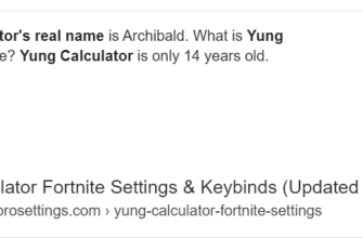 Yung Calculator FORTNITE SETTINGS & KEYBINDS image 0